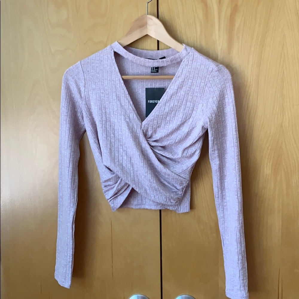 Forever 21 Purple Crop top